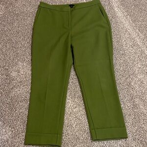 Ann Taylor Factory Green Ankle Pants